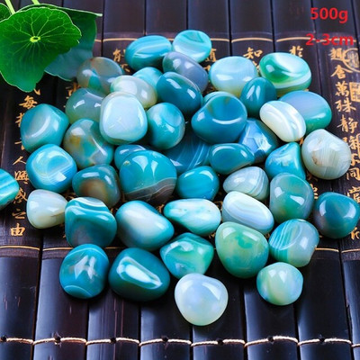 500 g Agato akmenimis grįstas sodas Creative Lovely, 2019 NAUJAS Karštas kokybiškas lietaus akmuo Natūralūs akmenukai Sodo reikmenys „Pasidaryk pats“ papuošalai