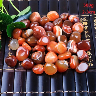 500 g Agato akmenimis grįstas sodas Creative Lovely, 2019 NAUJAS Karštas kokybiškas lietaus akmuo Natūralūs akmenukai Sodo reikmenys „Pasidaryk pats“ papuošalai