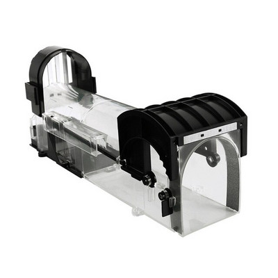 Naujas daugkartinis humaniškas patalpų lauko žiurkių gaudyklė išmanusis savaime užsifiksuojantis pelėkautas, saugus tvirtas skaidrus buitinis pelės gaudyklė