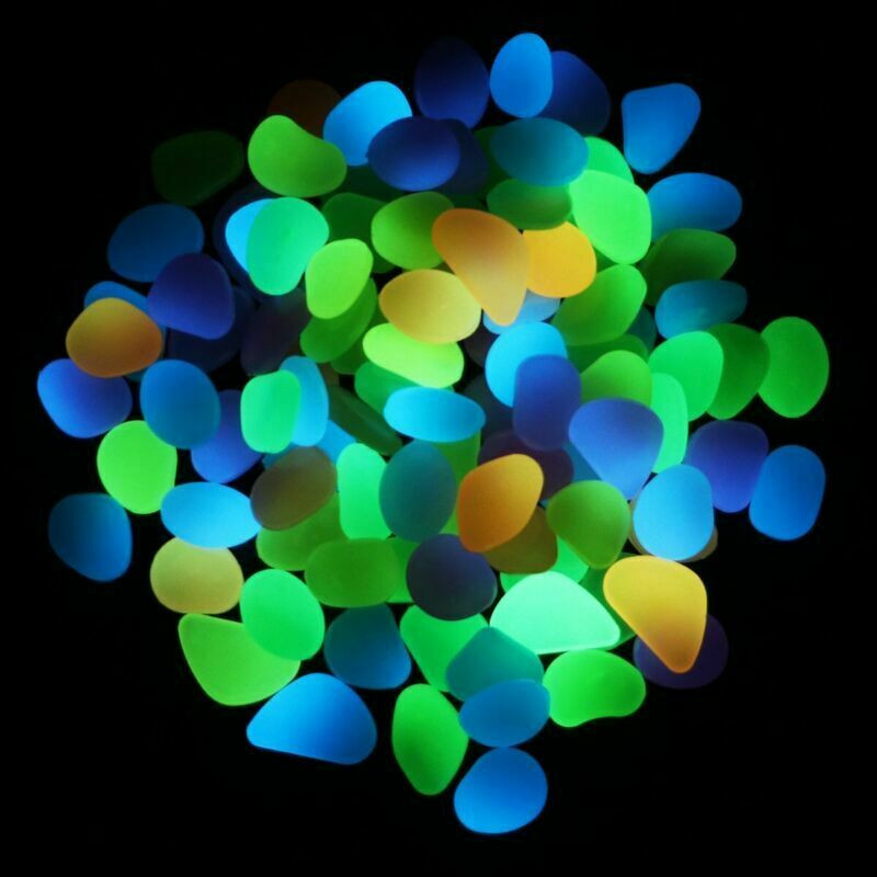 100 ks svietiace v tme kamene záhradné svetelné dekorácie schodiskové chodníky svietiace kamienky terasa trávnik záhrada dekorácia svetelné kamene