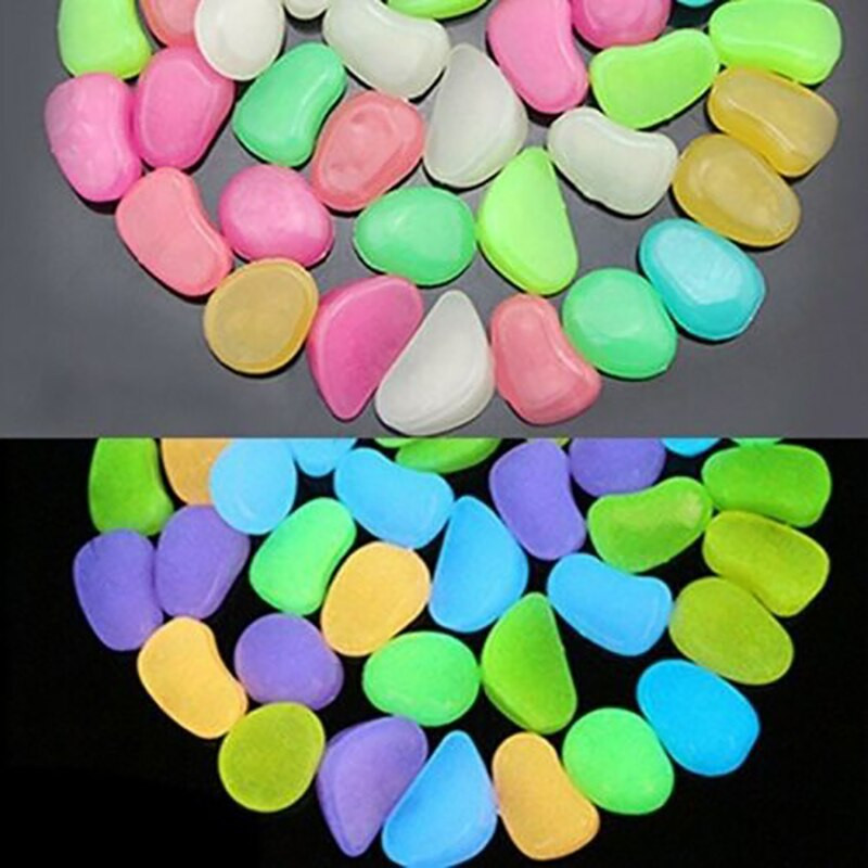 100 ks svietiace v tme kamene záhradné svetelné dekorácie schodiskové chodníky svietiace kamienky terasa trávnik záhrada dekorácia svetelné kamene