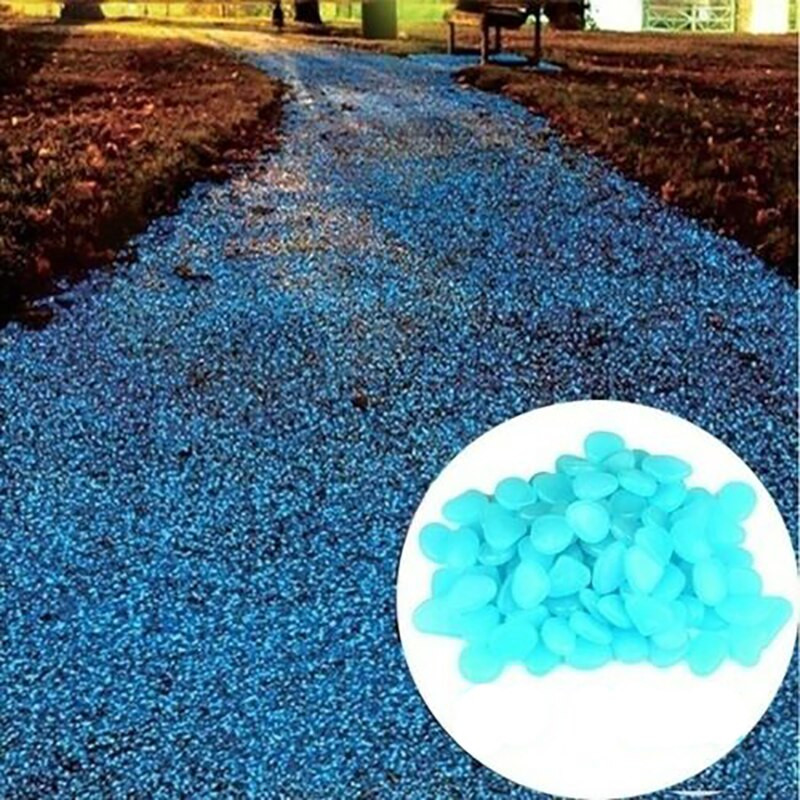 100 ks svietiace v tme kamene záhradné svetelné dekorácie schodiskové chodníky svietiace kamienky terasa trávnik záhrada dekorácia svetelné kamene