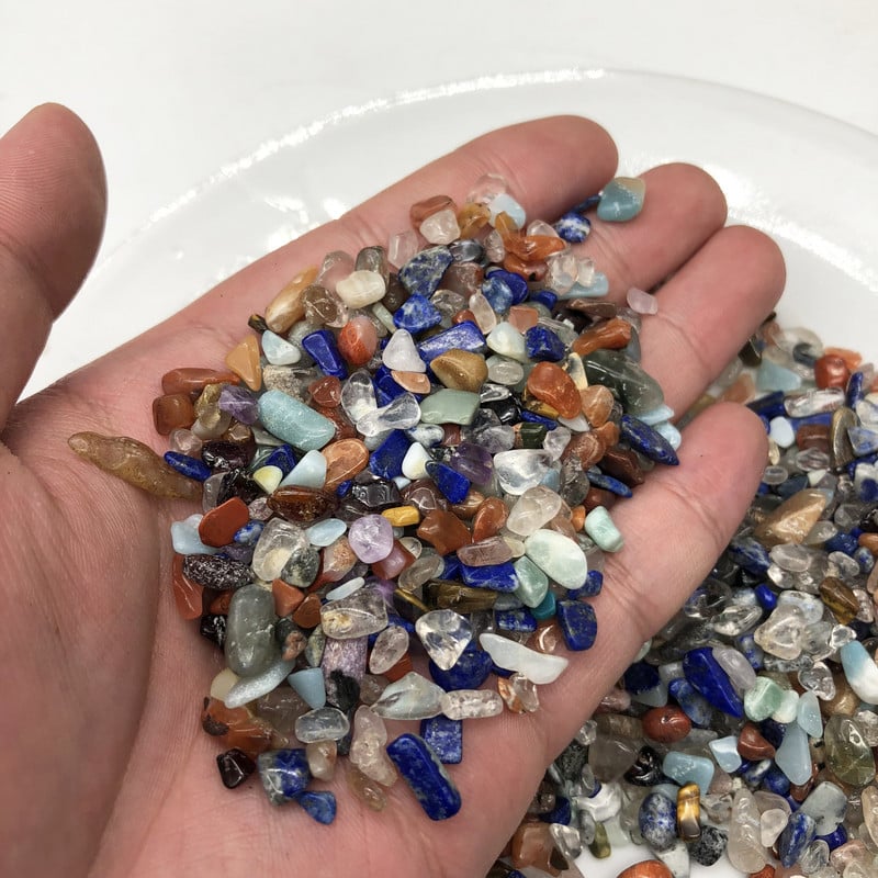 200 g cuarț natural amestecat piatră cristal alb lapis lazuli piatră în formă regulată Reiki vindecare decorațiuni pentru casă