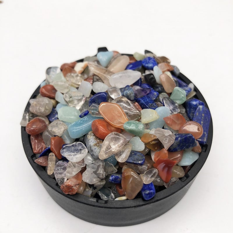 200 g cuarț natural amestecat piatră cristal alb lapis lazuli piatră în formă regulată Reiki vindecare decorațiuni pentru casă