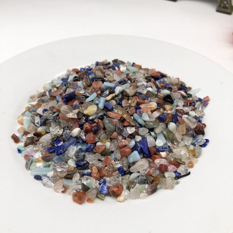 200 g cuarț natural amestecat piatră cristal alb lapis lazuli piatră în formă regulată Reiki vindecare decorațiuni pentru casă