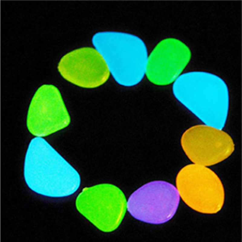 Záhradná dekorácia Svetelné kamene svietiace v tme Dekoratívne kamienky Vonkajšia dekorácia akvária Kamienkové kamene Dekorácia dvora do akvária