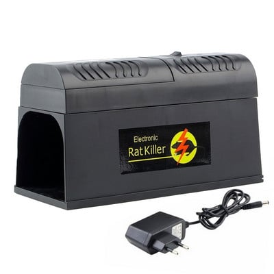 Behogar Electric Shock Pelė Pelės Žiurkė Graužikų gaudyklė narvas žudikas Užtrauktukas Atmetimo atmetiklis Rimtų kenkėjų kontrolei EU US JK Kištukas