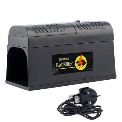 Behogar Electric Shock Pelė Pelės Žiurkė Graužikų gaudyklė narvas žudikas Užtrauktukas Atmetimo atmetiklis Rimtų kenkėjų kontrolei EU US JK Kištukas