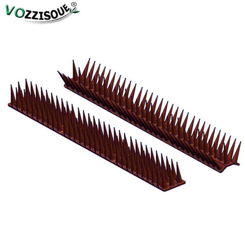 Vânzare fierbinte 5,1 m sau 10,3 m din plastic anti-păsări țepi împotriva păsărilor grădină decor în aer liber sperie pisica anti porumbei respingător animale