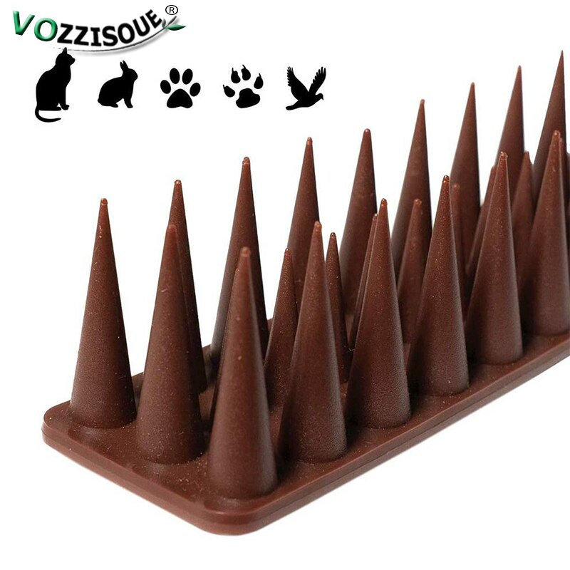 Vânzare fierbinte 5,1 m sau 10,3 m din plastic anti-păsări țepi împotriva păsărilor grădină decor în aer liber sperie pisica anti porumbei respingător animale