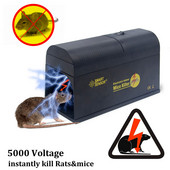 Електрическа мишка с високо напрежение, капан за плъхове, убиец на мишки за многократна употреба, електронни гризачи, мишки, мишки, инструмент за борба с вредителите за домашна употреба
