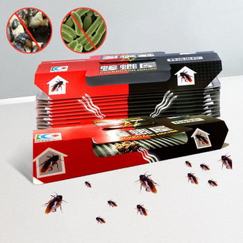 Капан за хлебарки Къща за хлебарки Екологичен репелент Стръв за убиване Силни лепкави капани за улавяне на насекоми Репелент за вредители Домашен офис
