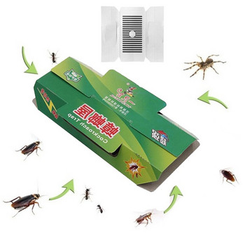10PCS примамка за убиец на хлебарки, лепкави капани за хлебарки Екологични, нетоксични домашни Gintrap, вредители, прогонващи комари, отхвърлящи насекоми