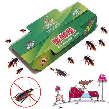 10PCS примамка за убиец на хлебарки, лепкави капани за хлебарки Екологични, нетоксични домашни Gintrap, вредители, прогонващи комари, отхвърлящи насекоми
