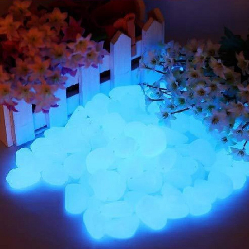 200 vnt Kūrybingas šviečiantis akmuo, šviečiantis tamsoje Akmens papuošimas Blizgantys dekoratyviniai akmenukai vazoniniai augalai Sodo dekoro papuošalai