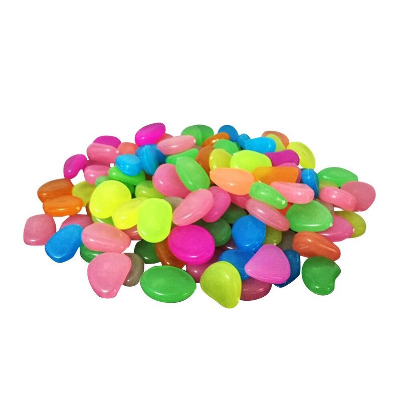 200 vnt Kūrybingas šviečiantis akmuo, šviečiantis tamsoje Akmens papuošimas Blizgantys dekoratyviniai akmenukai vazoniniai augalai Sodo dekoro papuošalai