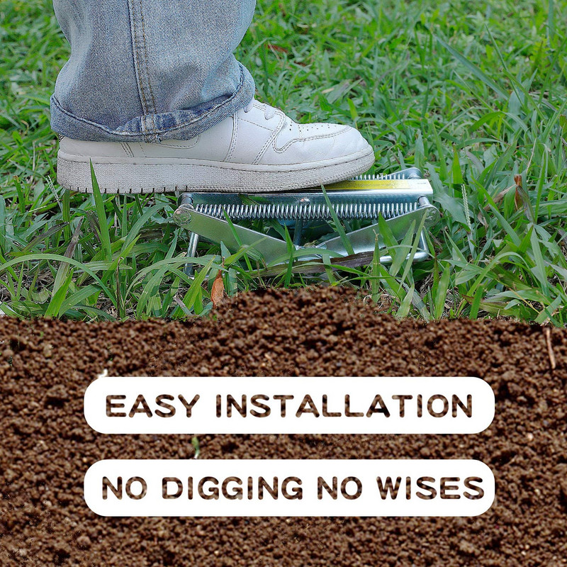 Dugattyús vakondcsapda Gopher Trap Újrafelhasználható Gyors és tiszta ölő egércsapda Alvanizált acél vakondcsapda Nyúlcsapda, 1 ollós csapda