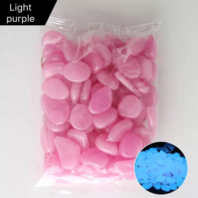 100/200 vnt. Šviečiantys tamsoje Šviečiantys akmenys uolos sodo akmenukai sodo takams takas terasa sodo kiemo žuvų rezervuaro apdaila