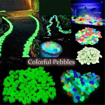 Super jasný svietiaci kameň s fluorescenčnými kamienkami, akvárium s kamienkami, svietiaca dekorácia v kvetináči, záhradná žiariaca kamienka
