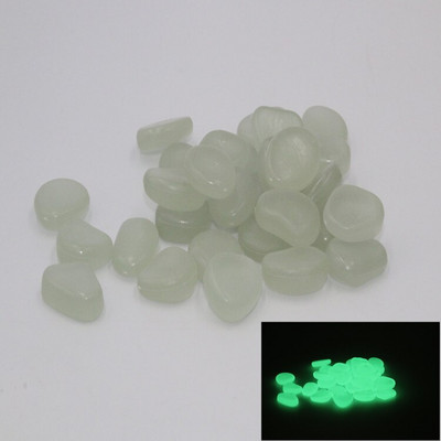 Szuperfényes világító kő kiemelés fluoreszcens kavics akvárium fényes cserepes dekoráció Kerti izzó kavics