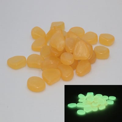 Szuperfényes világító kő kiemelés fluoreszcens kavics akvárium fényes cserepes dekoráció Kerti izzó kavics