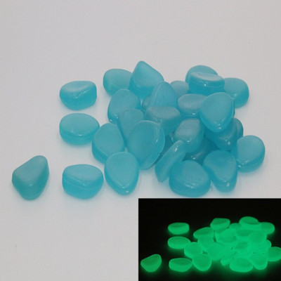 Szuperfényes világító kő kiemelés fluoreszcens kavics akvárium fényes cserepes dekoráció Kerti izzó kavics