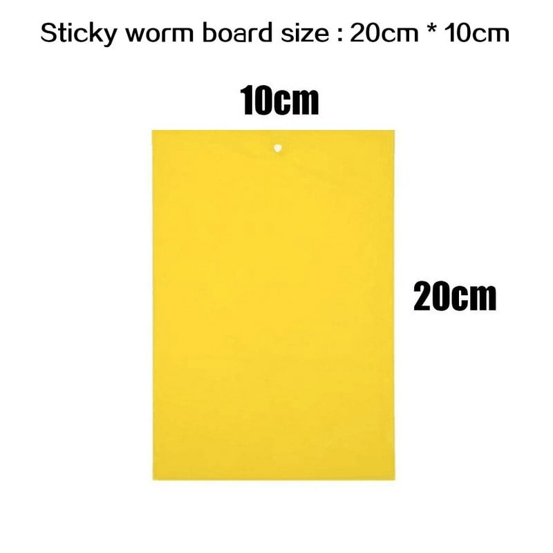 30 ks silných lepkavých pascí na muchy, lepkavých chytajúcich hmyz, vošiek, škodcov, vonkajšej muchárskej dosky, návnadových mušiek, dvojitých pascí, žltých