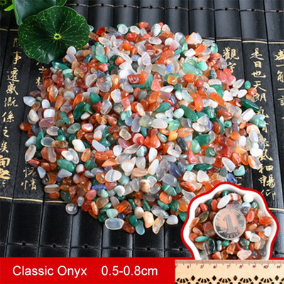 500g/stal. Lietaus gėlių akmenys Natūralus agatas Mėsingas augalas puošia akmenis Akvariumas Spalvoti akmenukai Sodo puošmena