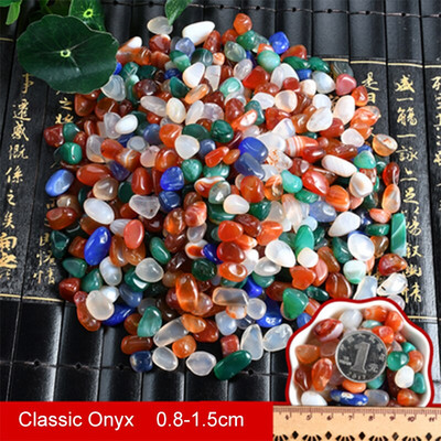 500g/stal. Lietaus gėlių akmenys Natūralus agatas Mėsingas augalas puošia akmenis Akvariumas Spalvoti akmenukai Sodo puošmena