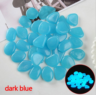 50/100kom Fluorescentni svjetleći kameni vrtni ukrasi vanjski akvarij Vanjski ukrasi kamena na veliko