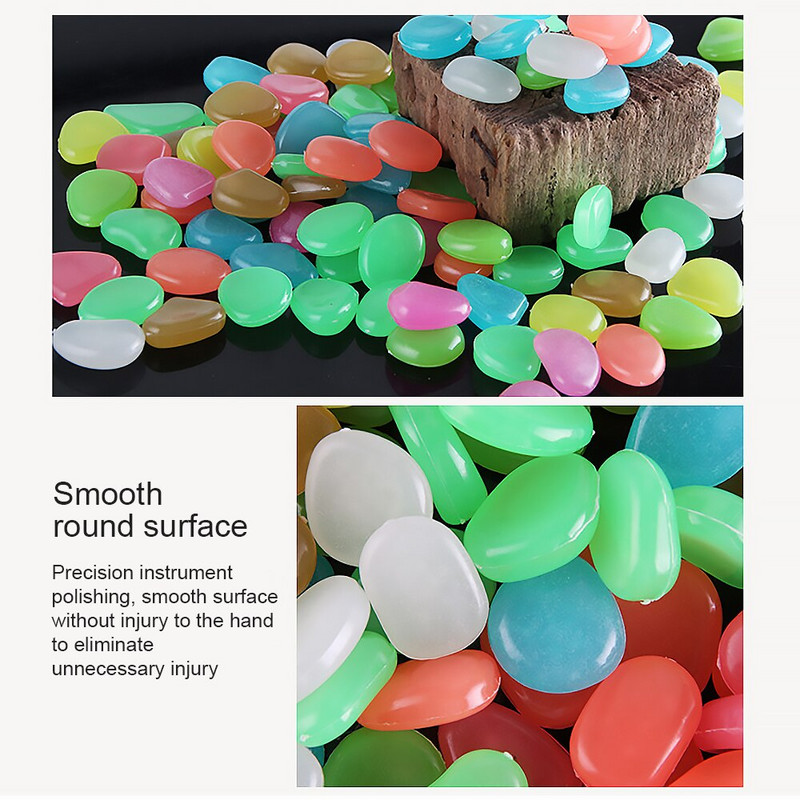 200 vnt akvariumo puošmena šviečiantis akmuo Akvariumo akmuo Akmuo Šviečiantis akmuo akmenukas šviesus akmuo