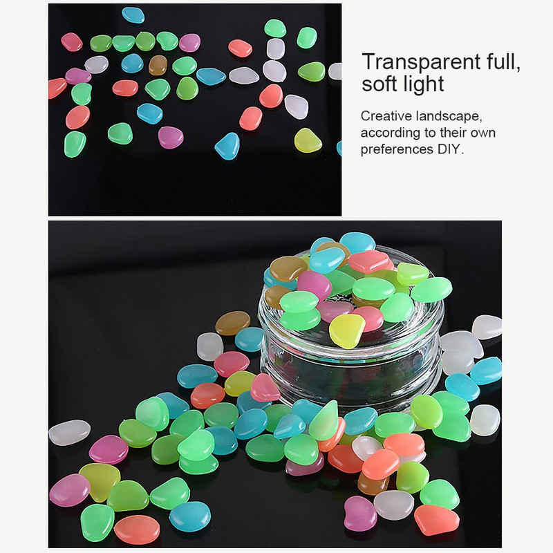 200 vnt akvariumo puošmena šviečiantis akmuo Akvariumo akmuo Akmuo Šviečiantis akmuo akmenukas šviesus akmuo