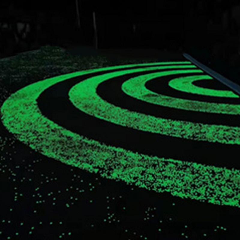 Sodo dekoratyviniai šviečiantys akmenys šviečia tamsoje akmenukais akmenys žėrintys veja Akvariumo kiemo dekoras Šviečiantys akmenys