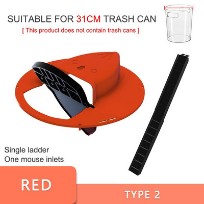 Daugkartinio naudojimo atverčiamas pelės gaudyklė automatiškai atstato plastikinį viduje ir lauke esantį slydimo kibiro dangtį Mirtinas spąstas Pelės durelių stiliaus daugiafunkcis fiksatorius