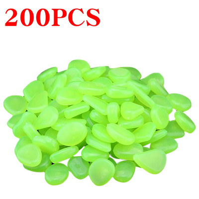 200 komada kamenih kamenčića koji svijetle u tami Kućni vanjski vrt Šetalište Akvarij Ukrasni kamenčići Ukras za vrt