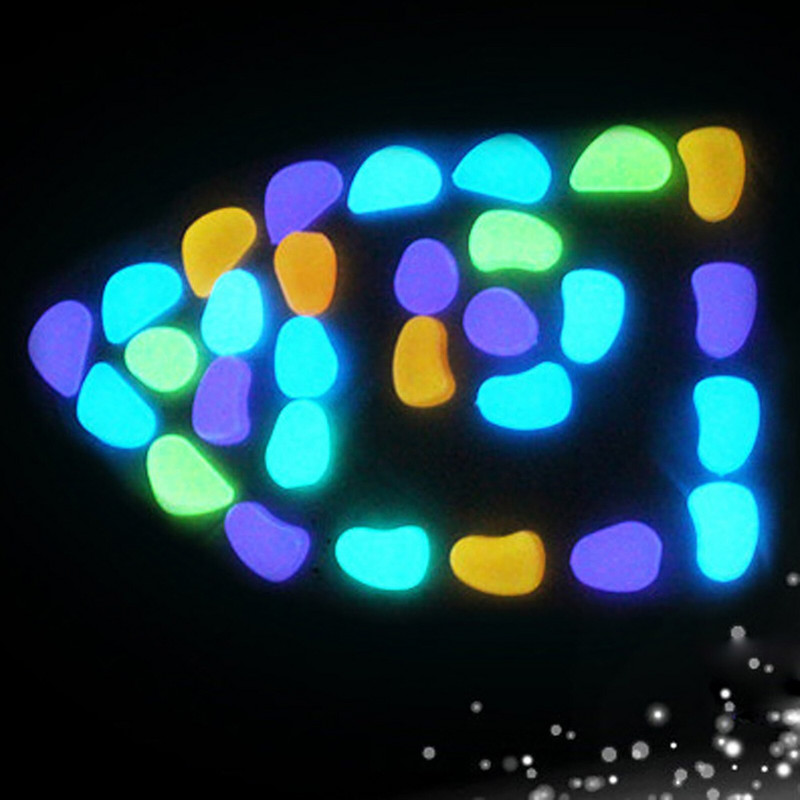 200 komada kamenih kamenčića koji svijetle u tami Kućni vanjski vrt Šetalište Akvarij Ukrasni kamenčići Ukras za vrt