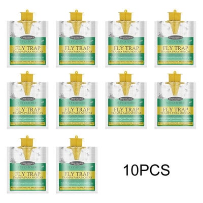 4/6/8/10 vnt Kabantis lauko muselių gaudyklė vienkartinis vasarinių musių gaudyklių krepšys nuo vabzdžių vabzdžių vabzdžių vabzdžių žudikų musių gaudyklė lauko sodui