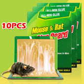 10 ks super silná lepiaca doska na myši, lepidlo na potkany, vysoko účinná pasca na myši, zabíjačka potkanov pre záhradu a nádvorie