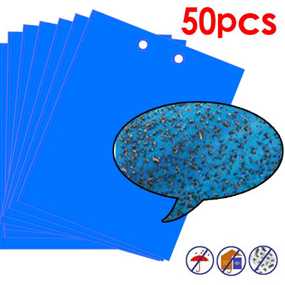 100 ks obojstranných lepidiel na nálepky, žlté, zavesné, lapač much, hmyz, zabijak hmyzu, kontrola škodcov pre balkón, záhradu, hospodárske zvieratá