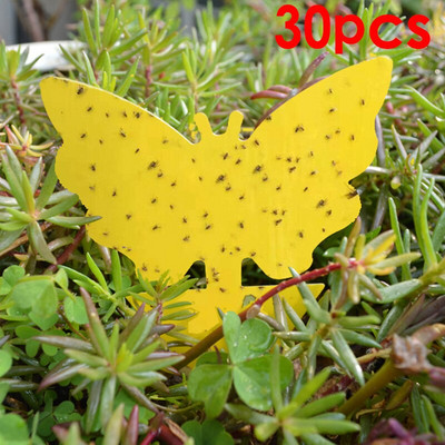 100 ks obojstranných lepidiel na nálepky, žlté, zavesné, lapač much, hmyz, zabijak hmyzu, kontrola škodcov pre balkón, záhradu, hospodárske zvieratá