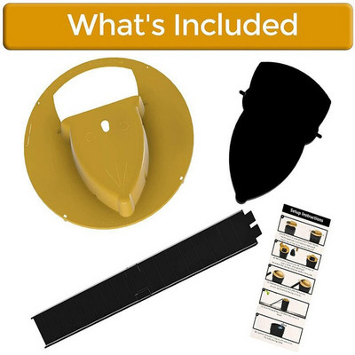 Automatinis atstatymas pelės gaudyklė Daugkartinio naudojimo išmaniosios pelės žiurkės gaudyklė apverčiama kibiro dangteliu gaudyklės žudymo įrankis Humaniškas lauko patalpų žiurkių gaudyklė