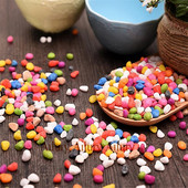 200g Mai multe pietricele pietricele albe de flori de ploaie pietricele pentru rezervor de pești ghivece decorative cărnoase în ghivece accesorii de grădinărit pietre colorate