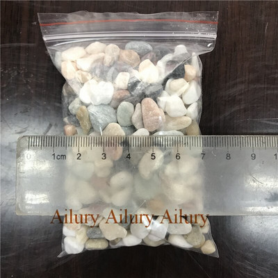 200g Mai multe pietricele pietricele albe de flori de ploaie pietricele pentru rezervor de pești ghivece decorative cărnoase în ghivece accesorii de grădinărit pietre colorate