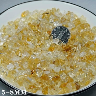 100g Prírodný citrínový drvený kameň, akvárium, terénne úpravy, krištáľový kameň, kvetináč, záhradná dekorácia, dlažba