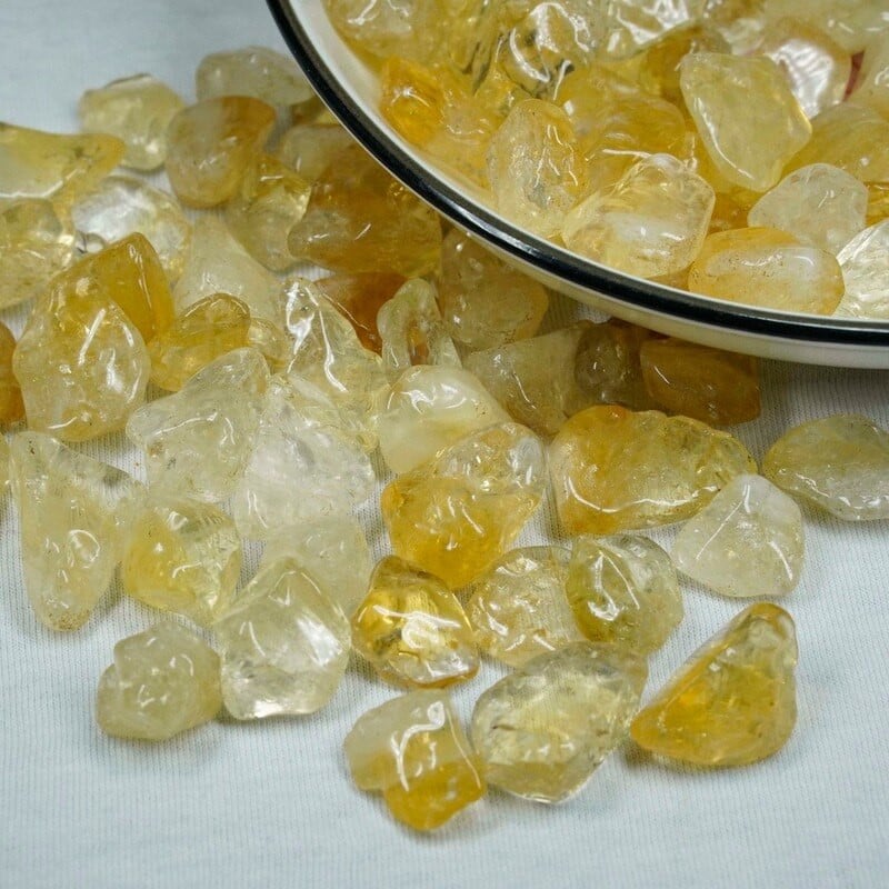 100g Prírodný citrínový drvený kameň, akvárium, terénne úpravy, krištáľový kameň, kvetináč, záhradná dekorácia, dlažba