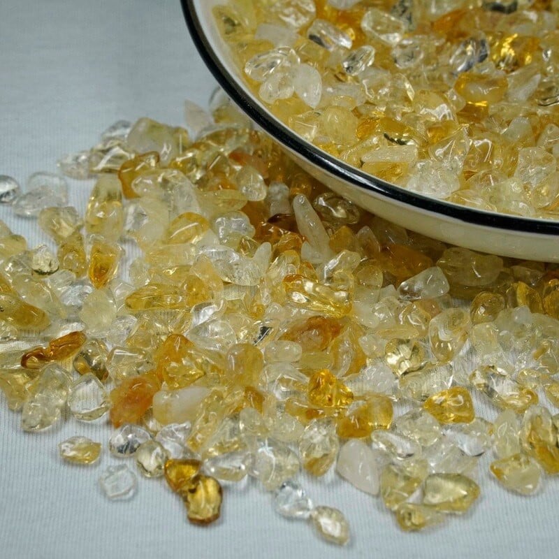 100g Prírodný citrínový drvený kameň, akvárium, terénne úpravy, krištáľový kameň, kvetináč, záhradná dekorácia, dlažba