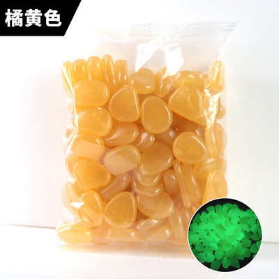 100 vnt tamsoje šviečiančių sodo akmenukų, šviečiantys akmenys, šaligatviai, sodo takai, kiemai, veja, sodai, dekoracijos