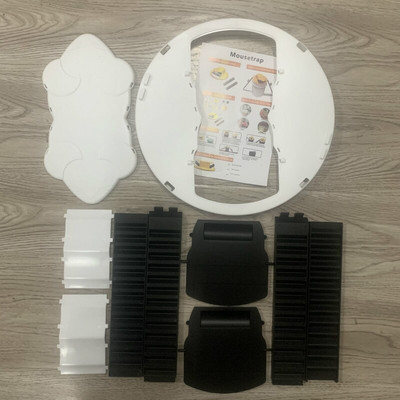 Nepertraukiamas pelės gaudyklė, apverčiamas ir stumdomas kibiro dangtis, automatinis atstatymo gaudyklė, vidaus ir lauko ūkio pelėkautas, daugkartinio naudojimo gaudyklė