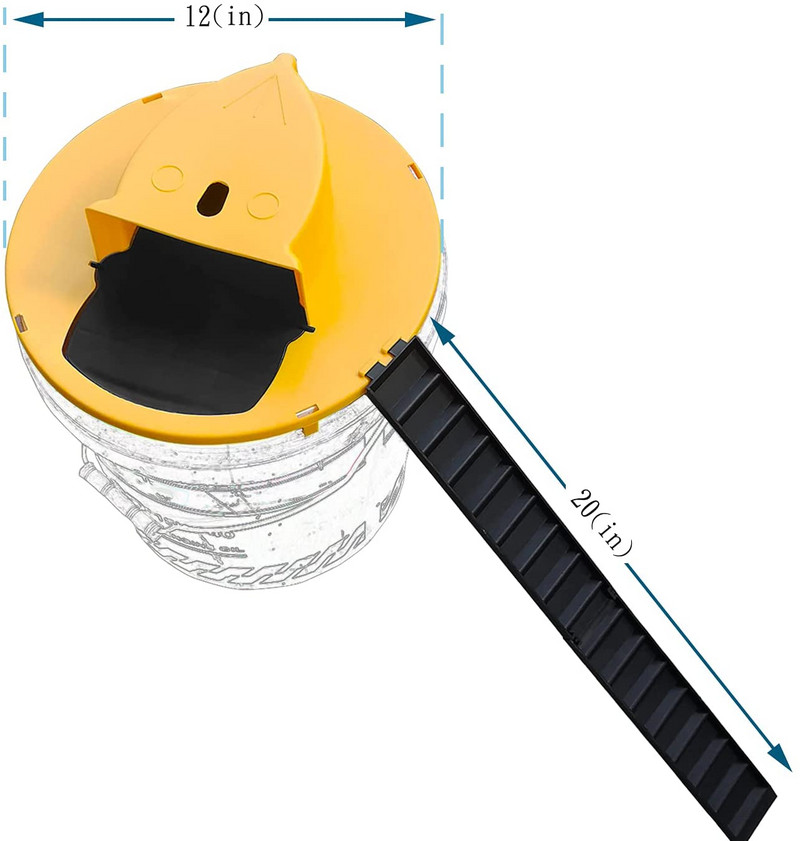 Nepertraukiamas pelės gaudyklė, apverčiamas ir stumdomas kibiro dangtis, automatinis atstatymo gaudyklė, vidaus ir lauko ūkio pelėkautas, daugkartinio naudojimo gaudyklė