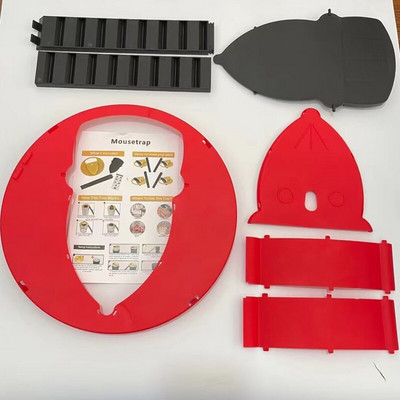 Daugkartinio naudojimo pelės gaudyklė, plastikinis kibiro dangtis, žiurkės sulaiko humaniškus arba mirtinus pelėms skirtus spąstus Multi Catch Auto Reset Flip Slide Trap Pelės